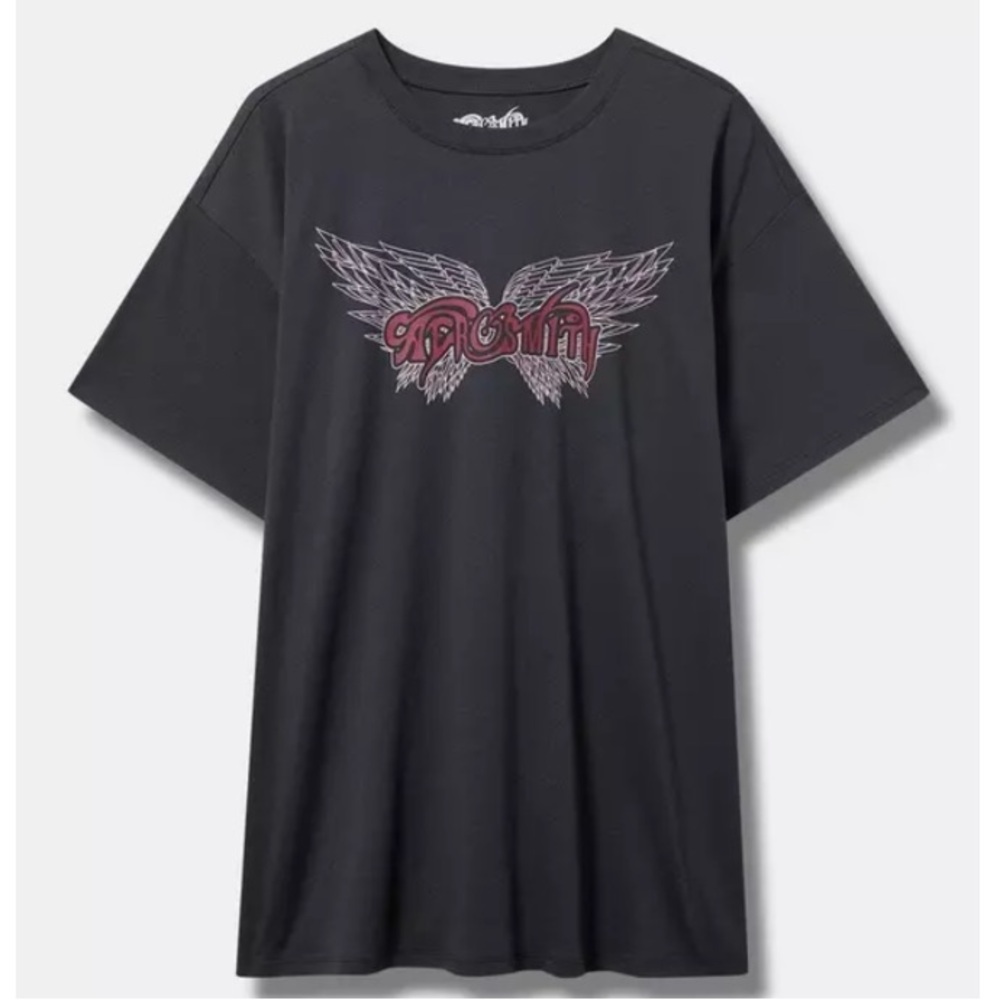 TORRID NWT Aerosmith Oversized Fit Crew Cotton Tee